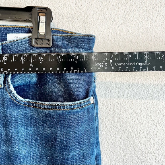 FRAME L’Homme Slim Jeans Men’s 34x31.5 Stretch Cotton Blend Dark Wash Denim - Picture 5 of 11